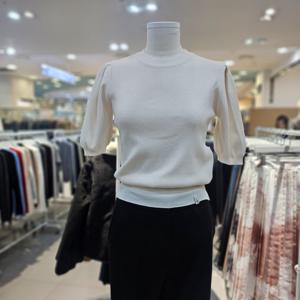 [르샵]라운드넥  반팔  퍼프 소매 니트 풀오버 (L2F16KPO150)BP