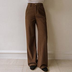 [저스트원] 겨울기모 스판골덴 와이드팬츠(숏/기본/롱)