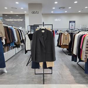 [ab.f.z]ABZ4QJA1/간절기 스트라이프 투버튼 살짝 루즈핏 자켓_I