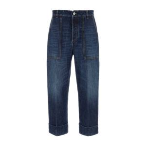 보테가베네타 하이웨이스트 스트레이트 컷 데님 진 771873V2J80