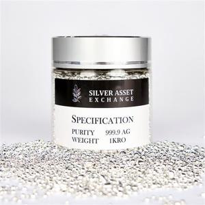 한국금다이아몬드 실버 그래뉼 1000g 999.9 포나인 은투자 은바 은테크 은시세