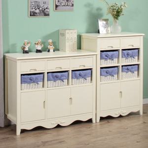 아리아 원목라탄  서랍장/수납장