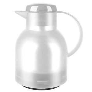 엠사 삼바 보온보냉 주전자 1L 화이트 반투명