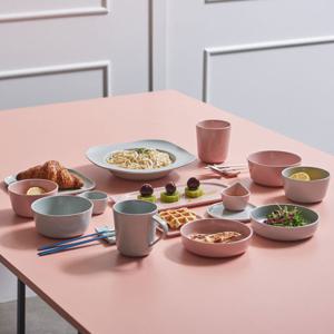 라씨에뜨 온반 2인 홈세트 15p 하늘빛,복숭아빛/식기세트/신혼세