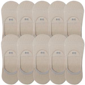 [BYC]남성용스니커즈면스판덧신10켤레[SSM7703BEG]