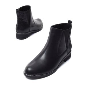 [탠디] 여성화 세미정장 앵글부츠 J1482A 블랙 굽높이 3cm