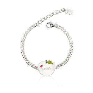 [알로하골드] 애플 미아방지 실버팔찌