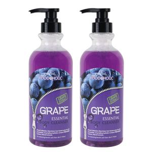 (2개)푸드어홀릭 포도 에센셜 바디클렌져 750ml/워시