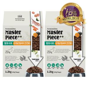 더독 닥터소프트 명작 오리&크릴새우 1.2kg 2개 + 바른육포 1개 랜덤 증정