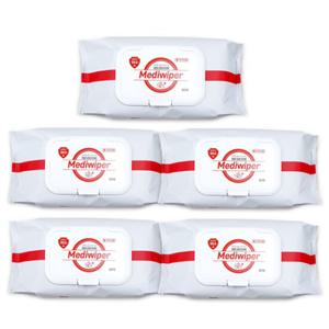 메디와이퍼 손소독티슈 80매 5개 휴대 의약외품 살균