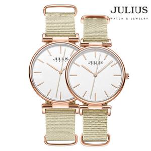 [공식정품] 쥴리어스 JA-1245MLA 커플 여성 남성 나토밴드 손목