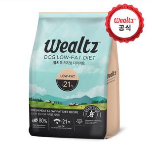 웰츠 강아지 사료 저지방 다이어트 6kg