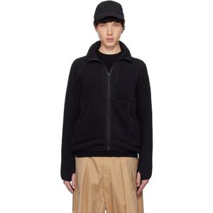 25 FW 스노우피크 남성 블랙 써멀 보아 플리스 재킷 251419M202003