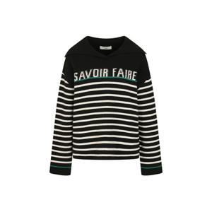 [JJ지고트]세일러 단가라 울 풀오버 니트 GMBA1POJ5