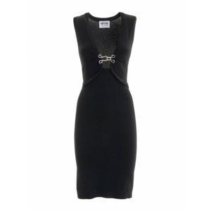 [MOSCHINO] 라프리마 여성 니 Length 원피스 048782050555 블랙 /8