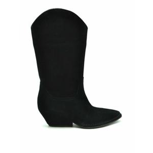 [FABRIZIO DEL CARLO] 라프리마 여성 앵클 부츠 10611CRIO 블랙 /8