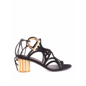 [SALVATORE FERRAGAMO] 라프리마 여성 샌들 672605 블랙 /8