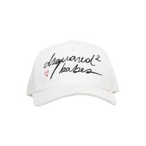 Dsquared2 로고 자수 디스트레스드 베이스볼 캡 BCW016505C00001 1062 TP934796207