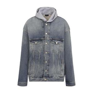 Balenciaga 로고 프린트 후드 재킷 825285THW25 4245 TP934909590