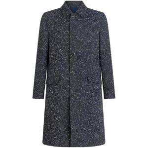 25 FW 에트로 콘트라스트 트리밍 버튼다운 코트  1C5020002 TP432396956