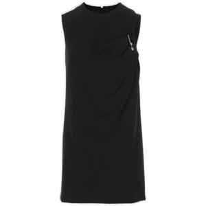 베르사체 세이프티 핀 디테일 슬리브리스 미니 드레스 10186231A12369 1B000 TP934811477