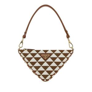 프라다 로고 트라이앵글 자수 지퍼 미니 숄더백 1BC543VDOM2FKL F0I0U TP942153538