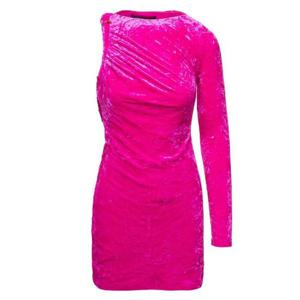 Versace 원숄더 벨벳 미니 드레스 10086321A05908 1PK30 TP942335236