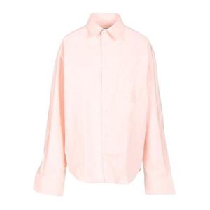 아미 파리스 로고 자수 긴팔 셔츠 H25USH766CO0031 680H25 TP942671254