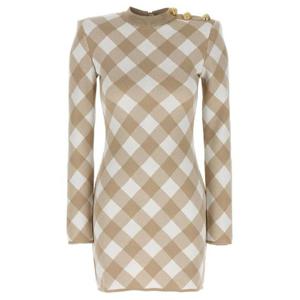 발망 체크 니트 미니 드레스 DF0R8739KH56 GVQ TP943246544