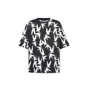 Balmain 버드 모티프 프린트 반소매 셔츠 CH0EH015GD36 EAB TP934669747