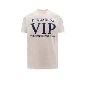 Dsquared2 로고 프린트 크루넥 티셔츠 S71GD1390S22427 101 TP944451334