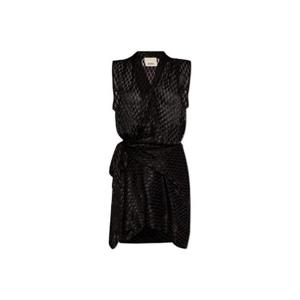 Isabel Marant Kayla 랩 드레스 RO0419FBB2J03I BLACK TP944843756