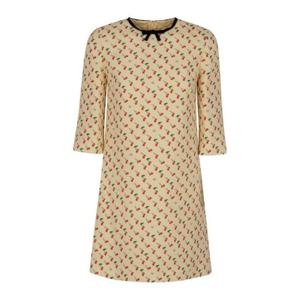 발렌티노 체리 모티브 크루넥 미니 드레스 7B3VAFG59HQ CRF TP946367747