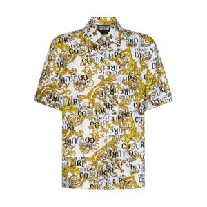 Versace 진스 꾸뛰르 바로크 프린트 버튼 셔츠 74GAL2B0NS219 G03 TP946813234