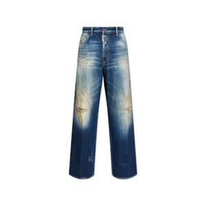 디스퀘어드2 루즈핏 디스트레스드 진 S71LB1651D30011 470 TP948742603