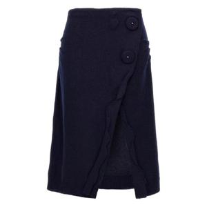 25 FW 프라다 버튼 디테일 캐시미어 미디 스커트 21435129OF0008 TP441625274