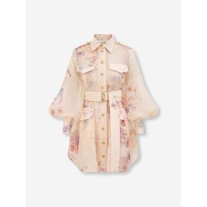 짐머만   긴팔원피스 FW25 5153DF25153  Linen  47  Silk 6367061 Floral