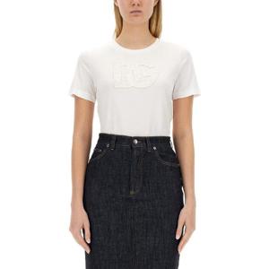 돌체앤가바나   반팔 티셔츠 SS24 F8M68ZGDB9OW0800 2367521 WHITE