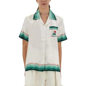 카사블랑카   반팔 셔츠 FW25 WPF25 SH 20005MONTAGNEONDULEE 6184101 MULTICOLOUR