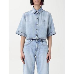 엠에스지엠   반팔 셔츠 SS25 3841MDE232X257271 85 5597694 Denim