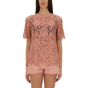 돌체앤가바나   반팔 티셔츠 SS25 F8V21THLM7LF0473 5463508 PINK