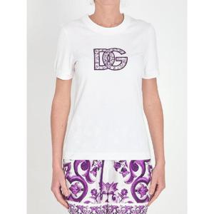 돌체앤가바나   반팔 티셔츠 FW25 F8N08ZGDC6UW0800 5697997 WHITE