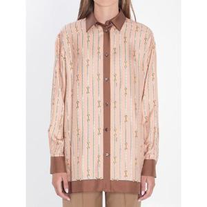 구찌   긴팔 셔츠 FW25 835626Z7AVB2031 5917051 BROWN