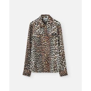 가니   긴팔 셔츠 FW24 W0321943 5291270 Brown