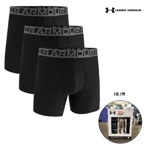 [백화점][언더아머(백)]남성 Tech 6인치 드로즈 팬티 블랙 1387430