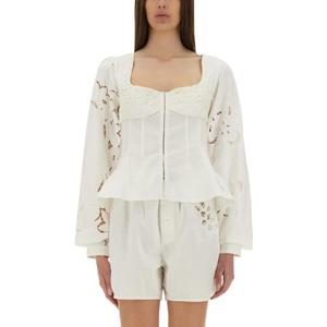 마린세르   긴팔 셔츠 SS25 WSI028AUWOV0007WH10 5651779 WHITE