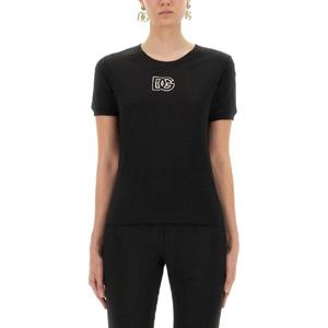 돌체앤가바나   반팔 티셔츠 FW25 F8N08ZGDC9WN0000 5897735 BLACK