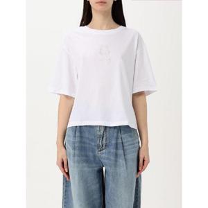 아르마니 익스체인지   반팔 티셔츠 SS25 XW000102AF10359 U0002 5646288 White