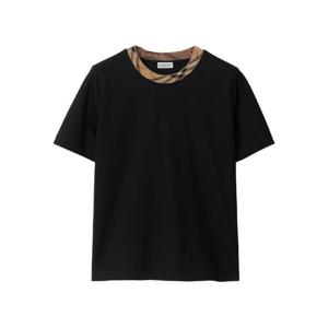 버버리   반팔 티셔츠 FW25 8110271A1189 5678845 Black