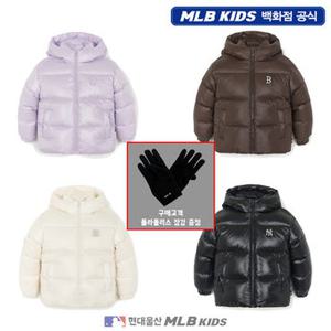 [백화점][MLB키즈US] (7ADJB0556) [플리스장갑증정] 에어 데일리 글로시 숏 덕다운 아동패딩 키즈패딩